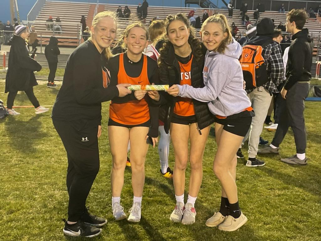 OtsegoKnightsTF's tweet photo. We were thrilled to have so much success with our athletes only participating in two running events each and one or two field events. Not one athletes had a full slate

Photos from last night's event winners! Men's 4x800, our first ever mixed 4x400, girls 4x100, ironwomen 4x100 https://t.co/LJUJzH8gNv