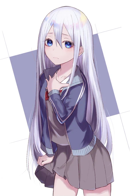 2022年4月に描いてた宮女制服宵崎奏という幻覚が2023年4月に叶いました!やったぜ! 
