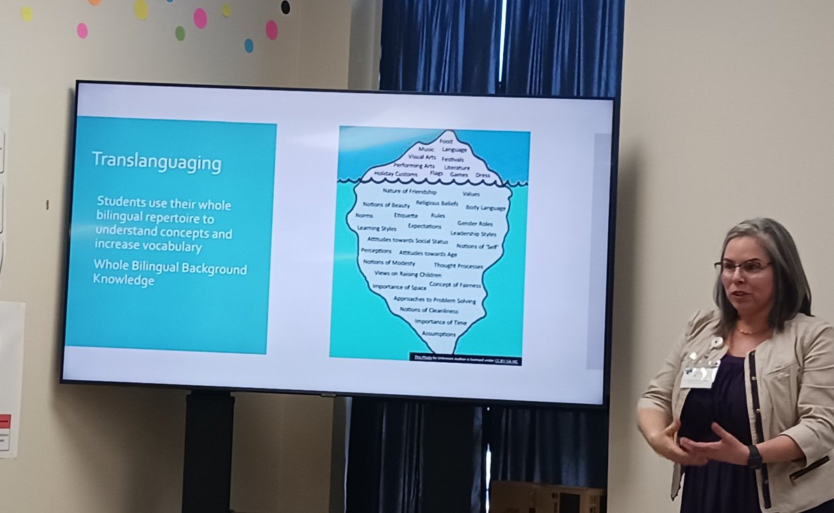 Learning about how educators can use #translanguaging to develop #biliteracy in vocabulary and language.  <a href="/BEAMDFW/">BEAM DFW</a> #BEAMDFW2023