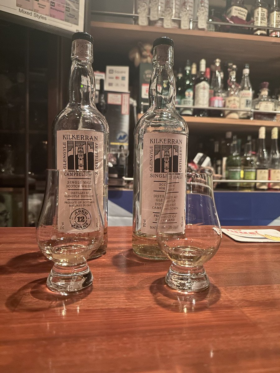 uonumonta's tweet photo. 2軒目 BAR活です!ラフソーダ、ラガソータ、キルケラン ファーストと2yo 飲み比べ🥃✨
#BARDuke
#BAR活 https://t.co/aMBYc2zpFa