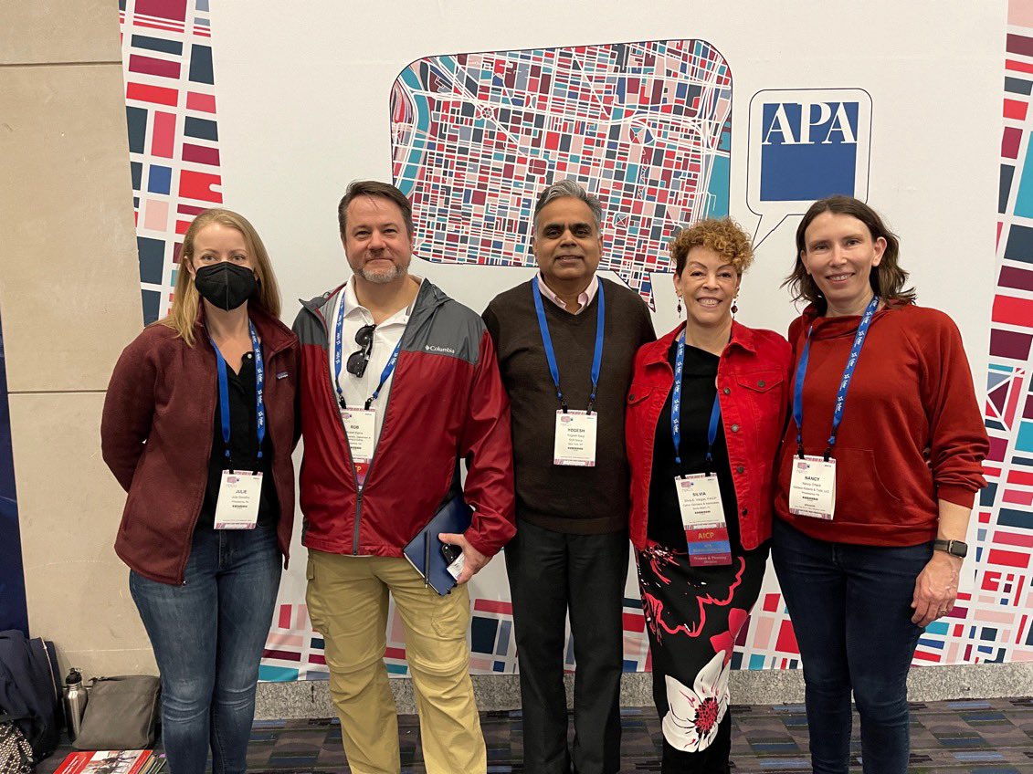 #NPC23 is for reunions! It’s one of my favorite things about the conference. Here with my former colleagues/ WRTers.  @APA_Planning #ItTakesAPlanner