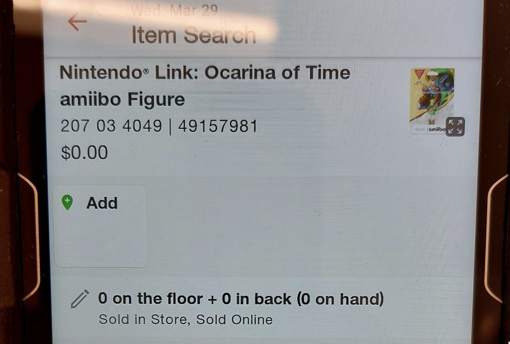 amiibo Alerts on Twitter "Ocarina of Time Link amiibo is in Target's
