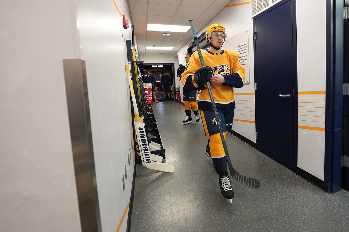 PredsNHL's tweet photo. Welcome to the Show Spencer Stastney! https://t.co/BaENGY1NLC