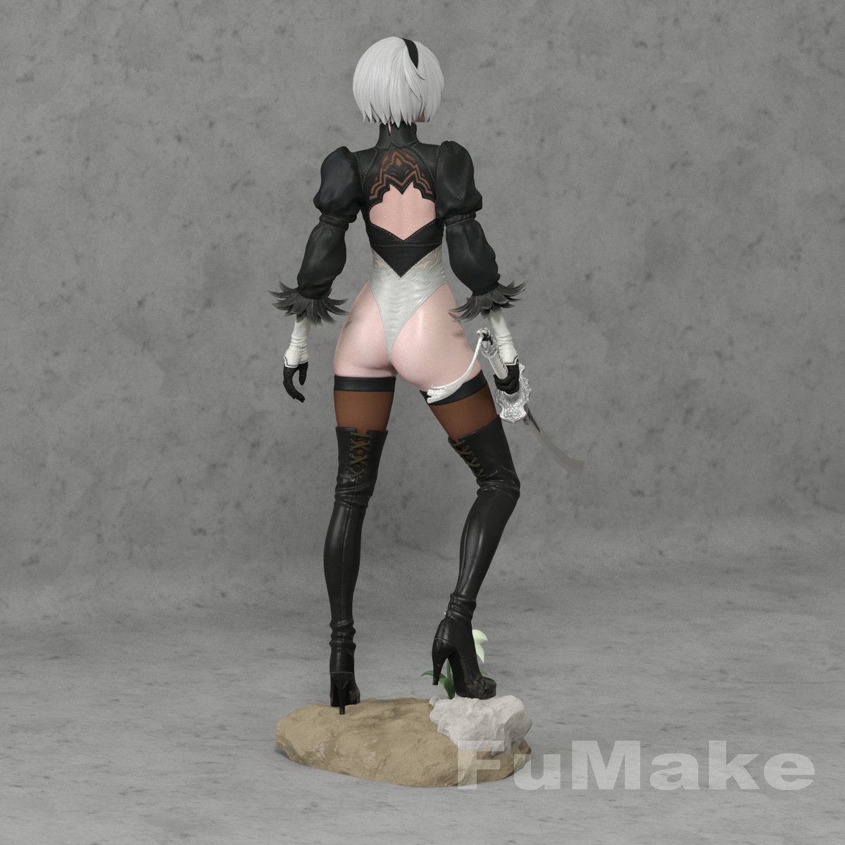 Arkey929's tweet photo. 2B強化版渲染彩圖(二)
#2B
#Nier
#NierAutomata https://t.co/ComTBApTMp