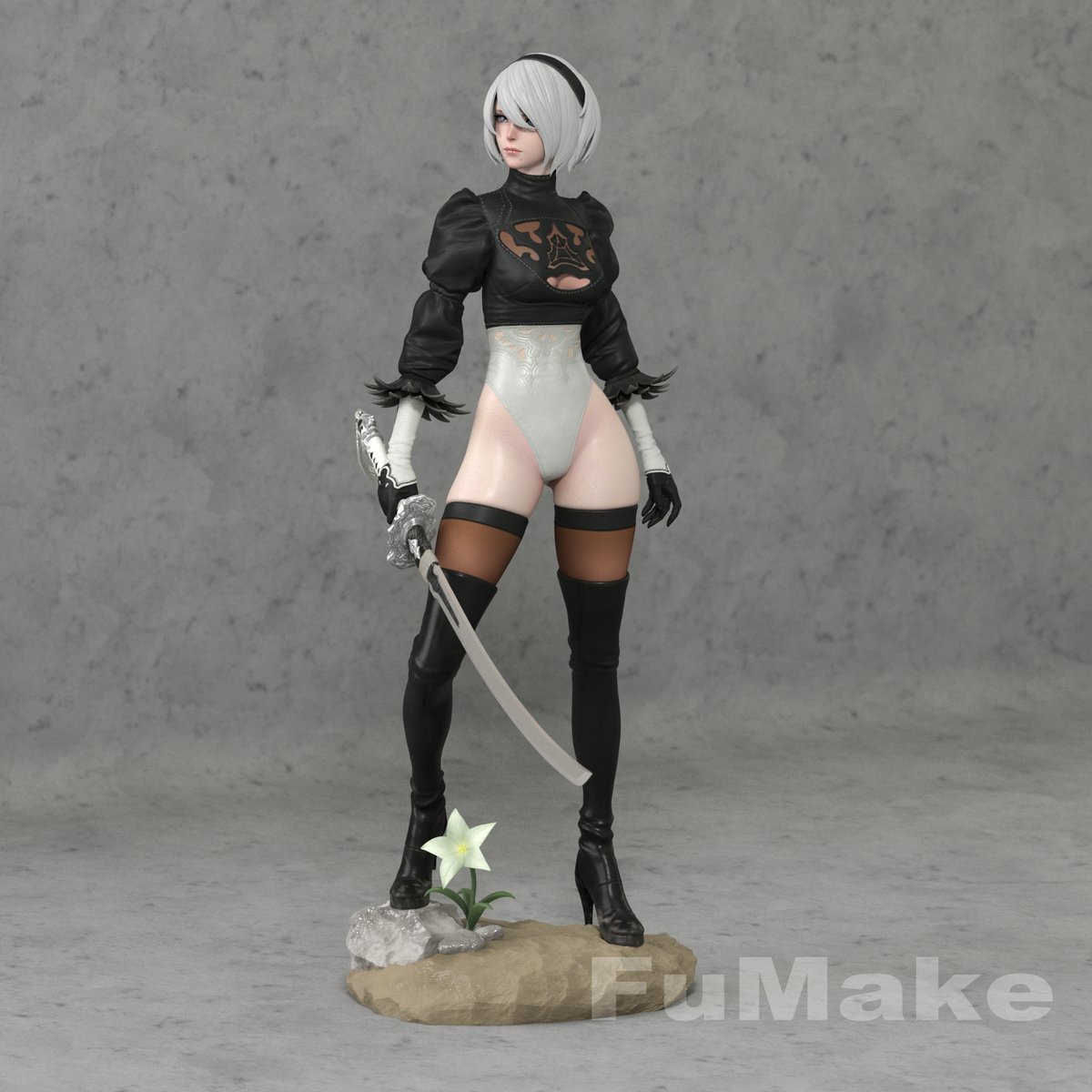 Arkey929's tweet photo. 2B強化版渲染彩圖(二)
#2B
#Nier
#NierAutomata https://t.co/ComTBApTMp