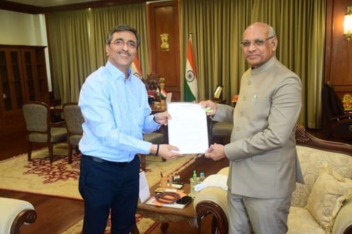 SunilGKarve's tweet photo. Also presented a detailed report titled 
“Corruption and its threat to New India.”

New India is a vision of our beloved PM Modiji &amp; we all, as citizens of India, have a role to play in making it a success!

Thank you Your Excellency for your time &amp; patient hearing. 🙏🏻 https://t.co/9M4p7TNRvX