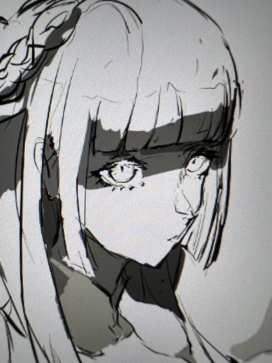 Rei78398142's tweet image. MVのやまいつも以上に美人すぎてビビった
いずれカラーで描くけど一旦投下！
#山神カタル #カルタの絵札