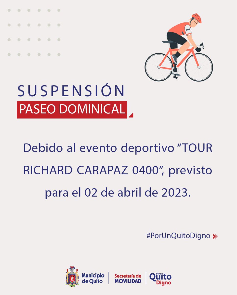 Sec. Movilidad Quito tweet media