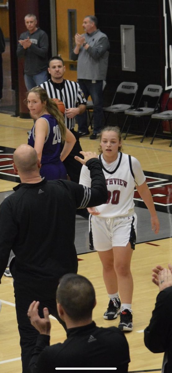 CoachKeyes43's tweet photo. Congrats to @spencer_audri on her commitment to play college basketball at Lake Land College! Kid has been a blessing to our basketball program over the past 4 years- so proud of her! 🏀#LadyKnightsBasketball https://t.co/ksquVhYmp6