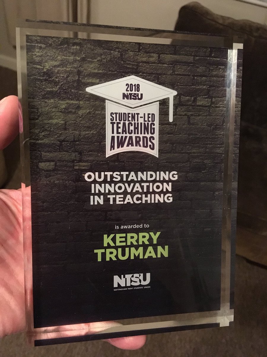 kerry_truman's tweet photo. who knows.. I might be lucky and make it win number four since 2015.. but either way, it is a humbling moment to be nominated by students from within our own fantastic #NTUcommunity.. 💪 #IAmATechnician #TechniciansMakeItHappen #NTUmakers #sharetolearn https://t.co/BDISbKLaHn