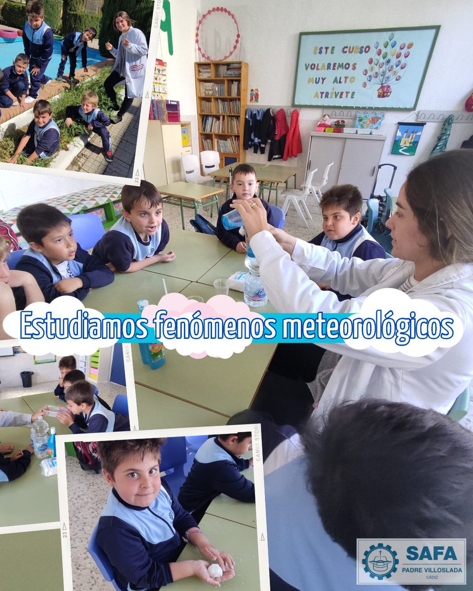 safacadiz's tweet photo. 1º Primaria estudiaron esta semana los fenómenos meteorológicos haciendo experimentos: la nieve ❄ y el agua de lluvia ⛈.
Enlace al álbum completo: ➡ https://t.co/KbFbxSgKi0

#YoconSAFA #SAFACádiz #suscaraslodicentodo #educacionprimaria #genteesperanzada https://t.co/q7AFN35e9k