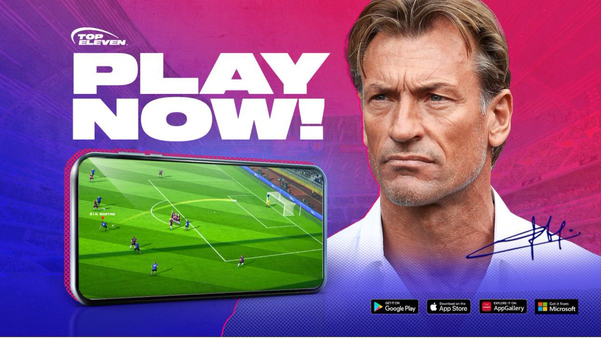 Take on the challenge of being a football manager in @topeleven and experience football in 3D! ⚽️ Play for free on mobile or desktop! 👉 norde.us/herverenard #ad #TopEleven