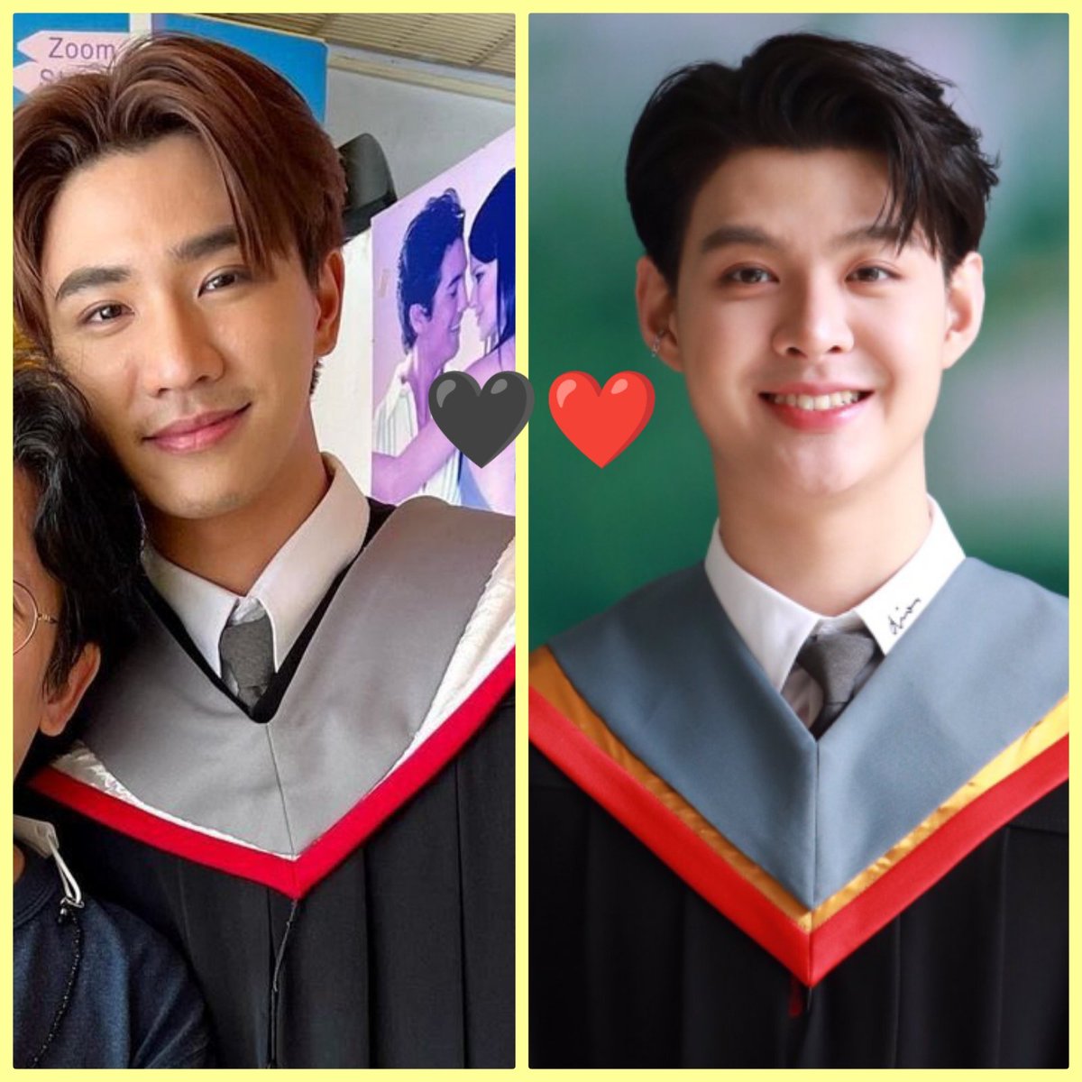 และแล้วสิ่งนี้มันก็เกิดขึ้นจริงค่ะ วันที่มาม๊าได้เห็นลูกรักทั้งสองคนใส่ชุดครุย ความรู้สึกคือ ดีใจ ภูมิใจ ปลื้มใจ ตื้นตันใจเป็นที่สุด มาม๊ารักหนูทั้งสองคนมากกกกกกกกกนะลูก ดวงใจของมาม๊า🖤❤

#PerthSaintSation 
#TRIGON