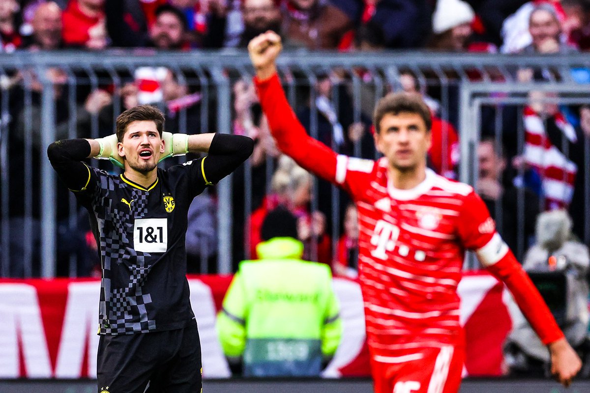 brfootball's tweet photo. Death, taxes, Bayern cruising in Der Klassiker 🍻 https://t.co/sm9rDmyy5i