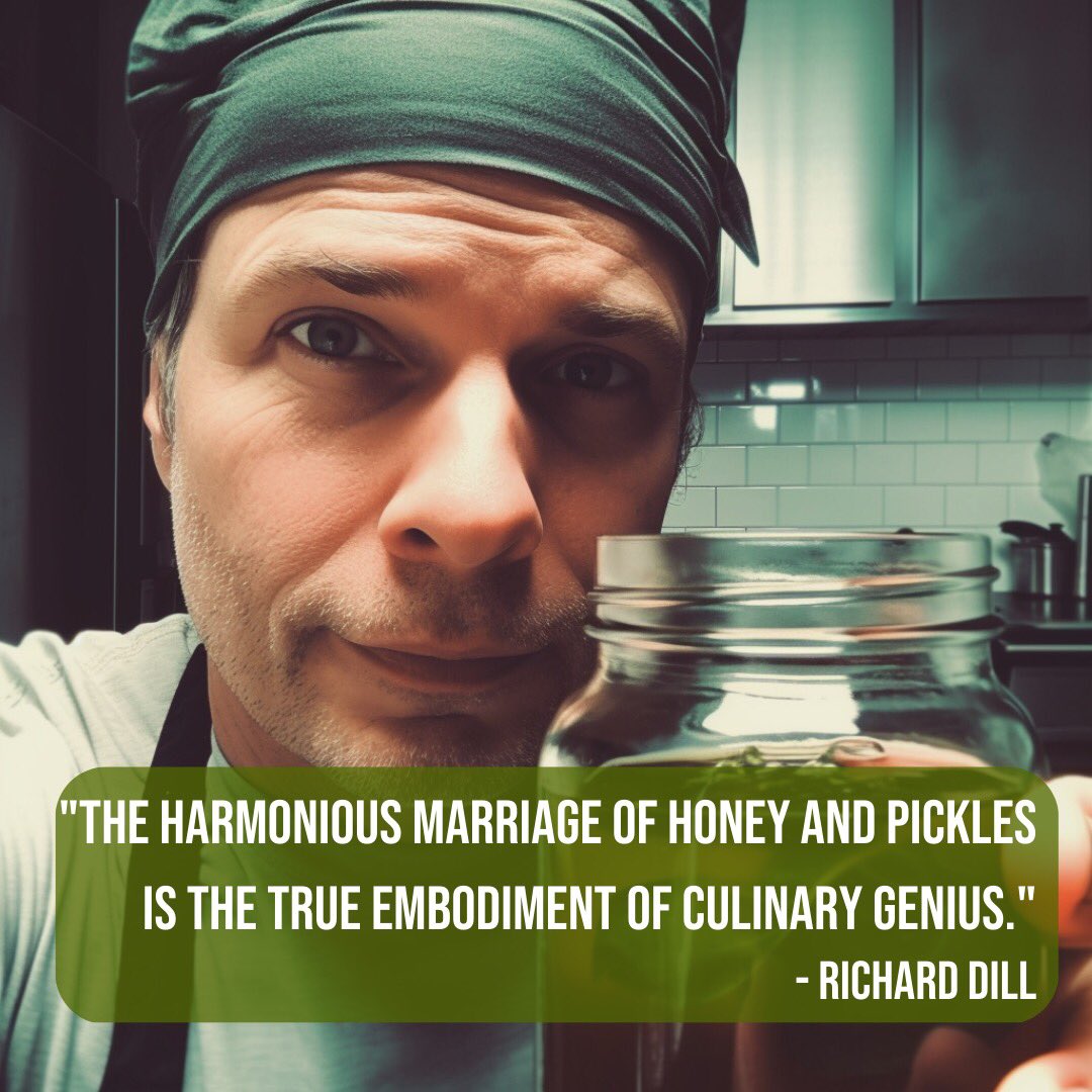 WiseApeCo's tweet photo. What the people are saying!

✨ "This tea is like a rollercoaster for your tongue, with pickles and honey riding shotgun." - Rick Sweetgherkin https://t.co/naj3GOrNhW