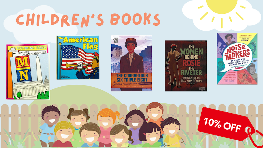 April is the Month of the Military Child! Help us celebrate military children this month. All Children's Books in the Online Gift Shop are 10% OFF for the month of April! SHOP HERE: bit.ly/3nC0kJS #herstory #hermemorial #militarywomensmemorial #wimsa #sheserved