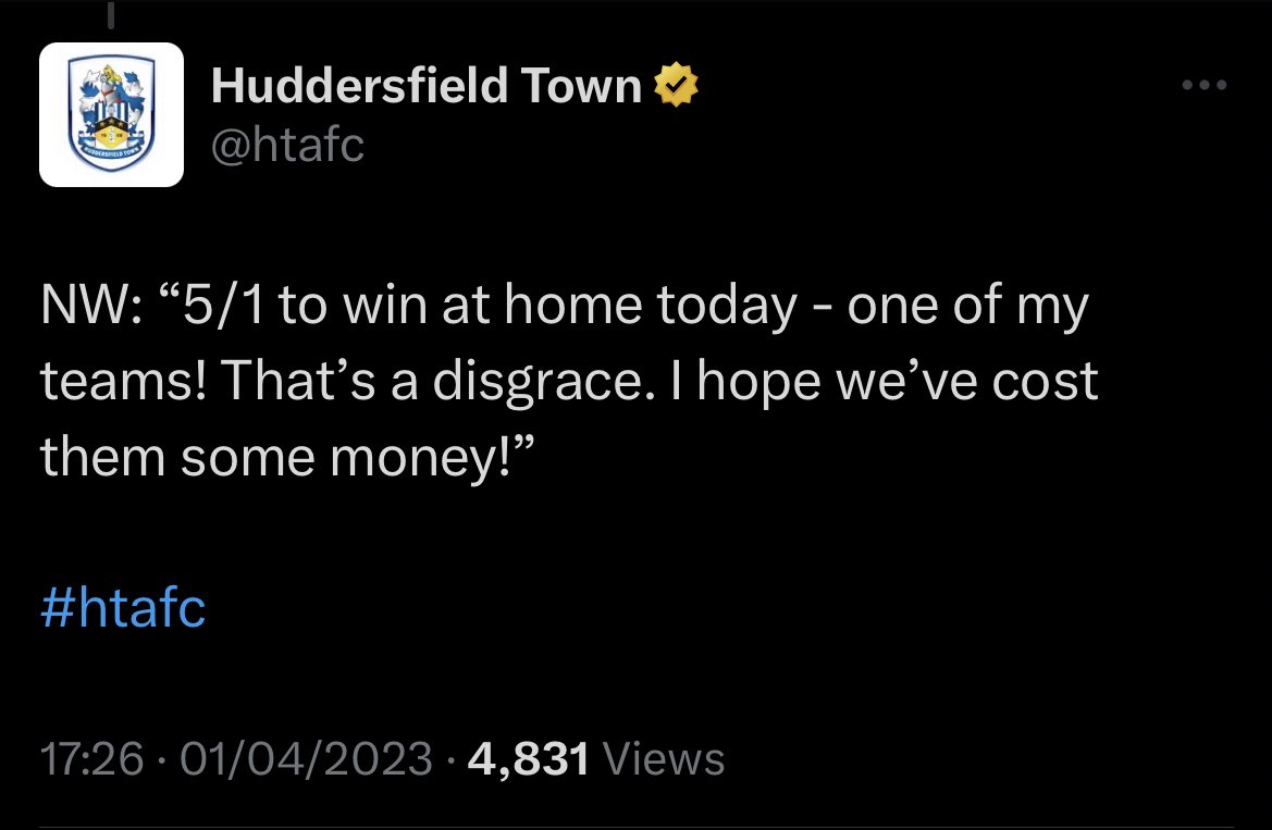 nocontexthtafc's tweet photo. #htafc https://t.co/VsY8erJpDs