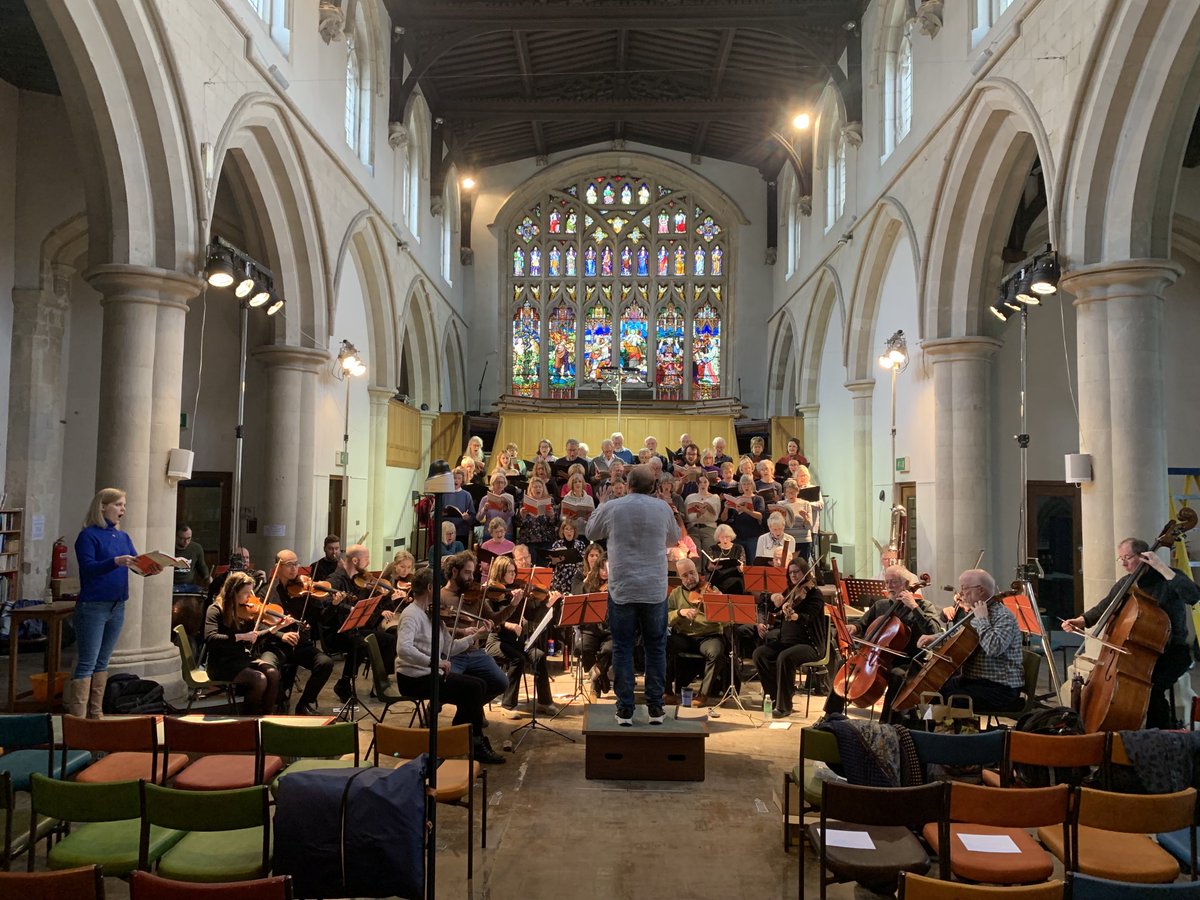 Delighted to be singing The Creation tonight with Aylesbury Choral Society with my mate Jeff Stewart conducting. It’s gonna be very special.