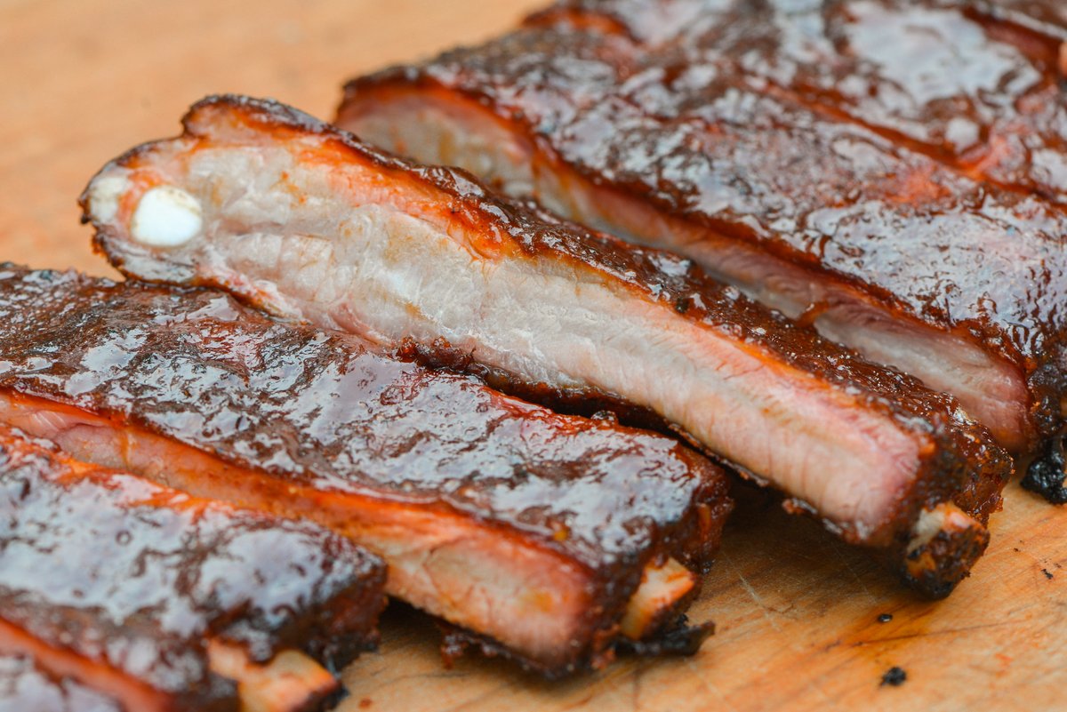 Being a fan of spicy smoked meats, crafting a primarily sweet rib went against my instincts, but I gotta say, these maple glazed-beauties still delivered the barbecue complexity that makes me happy: bit.ly/3lZtbHE