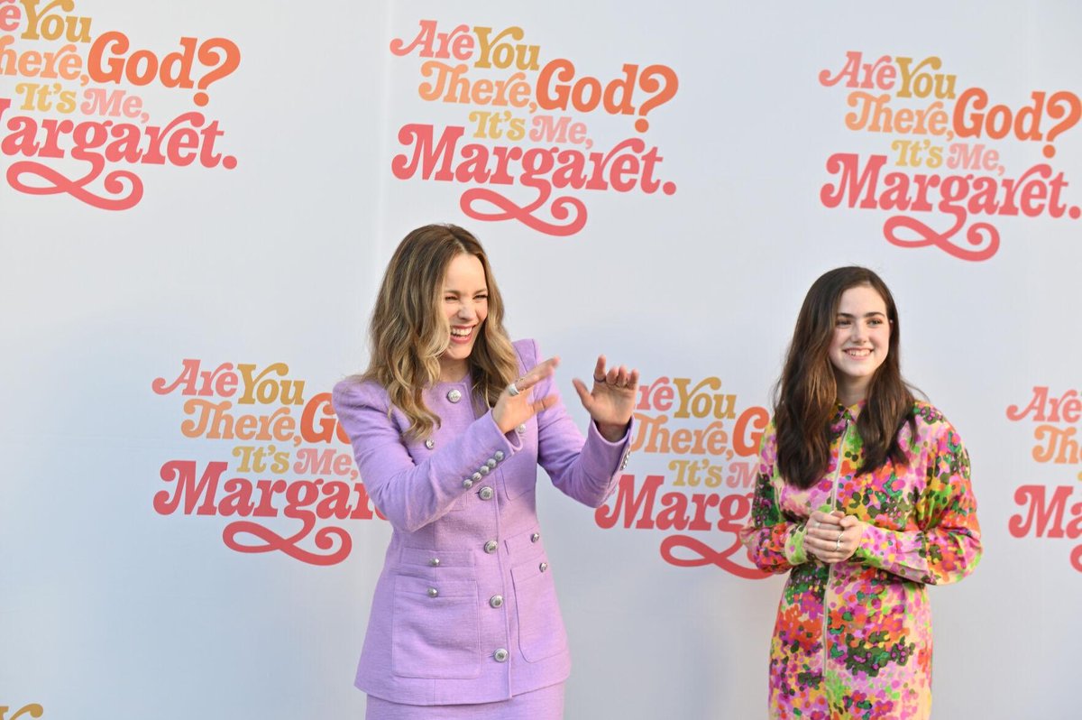 Judy Blume (@judyblume) on Twitter photo And Rachel McAdams with Abby. Mother and daughter in <a href="/margaretmovie/">Are You There God? It's Me, Margaret</a> And Rachel McAdams with Abby. Mother and daughter in <a href="/margaretmovie/">Are You There God? It's Me, Margaret</a>