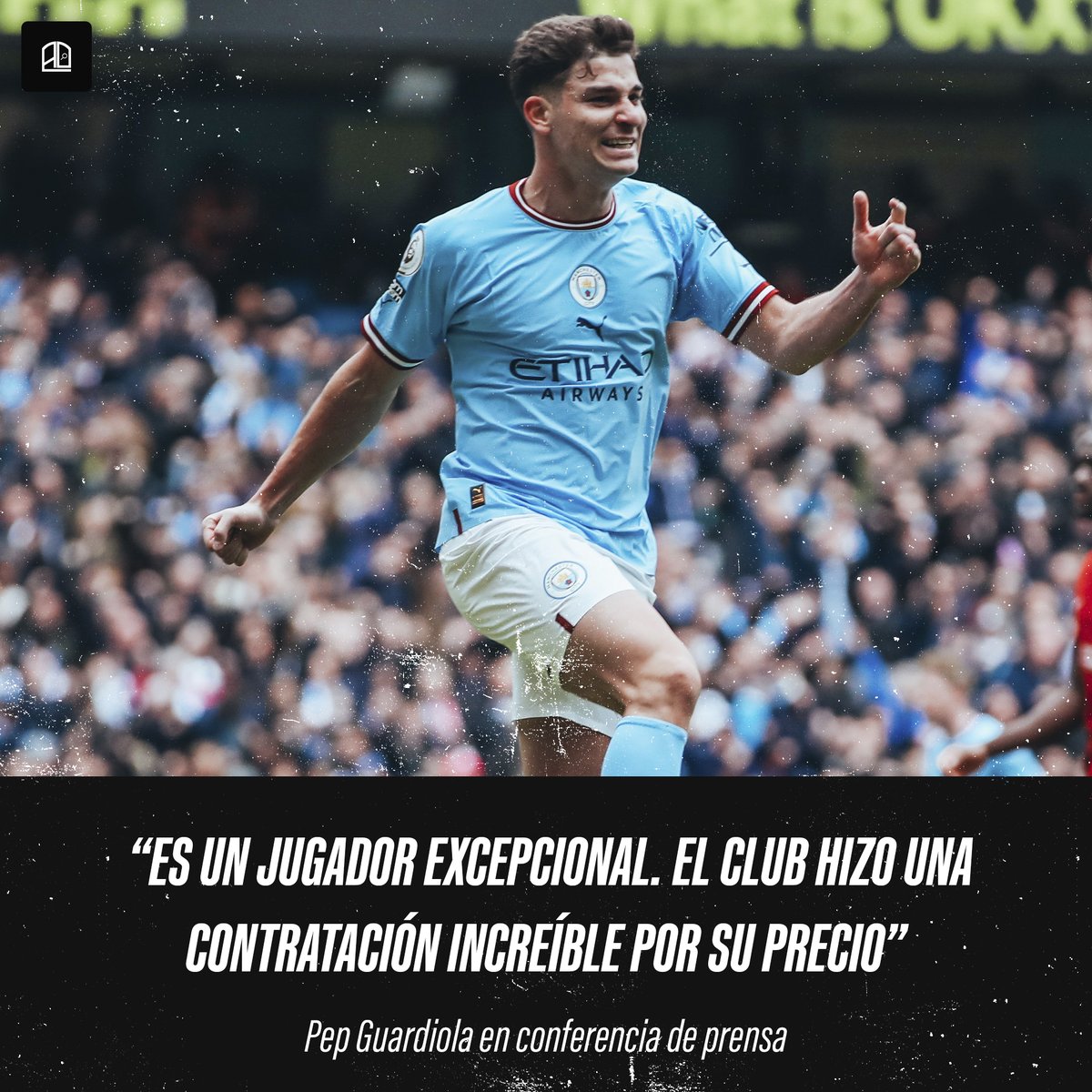 🗣 "No solamente hizo un gol, también dio una asistencia en el segundo y el tercero, estuvo involucrado en todo. Estuvo muy colaborativo. Es un jugador excepcional. El club hizo una contratación increíble por su precio".

🇦🇷 Pep Guardiola sobre Julián Álvarez.