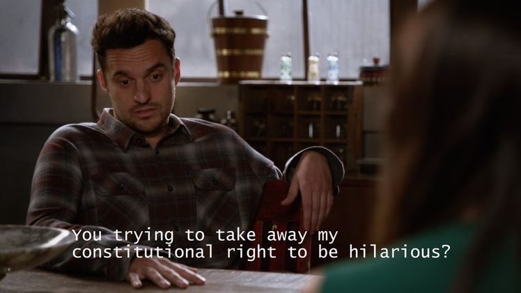 out of context new girl tweet media
