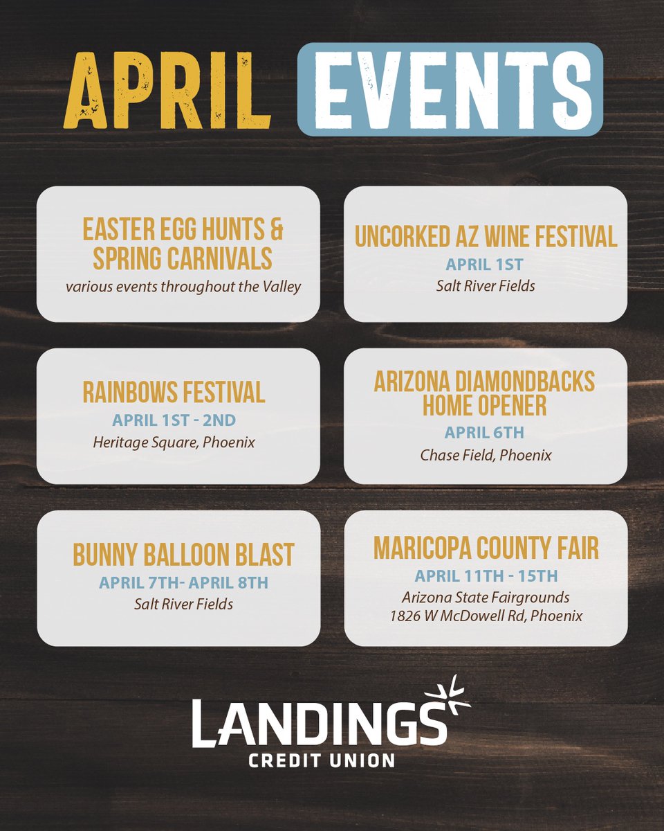 landingscu's tweet image. Check out what's happening in the community this month! #AprilEvents