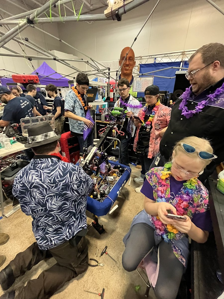 PiperPirates's tweet photo. Robotics team in action today @ Lee’s Summit High School. Currently ranked 12th out of 36 in the regional competition. #PiperthePowerhouse #PirateNation https://t.co/JLohp85tTU