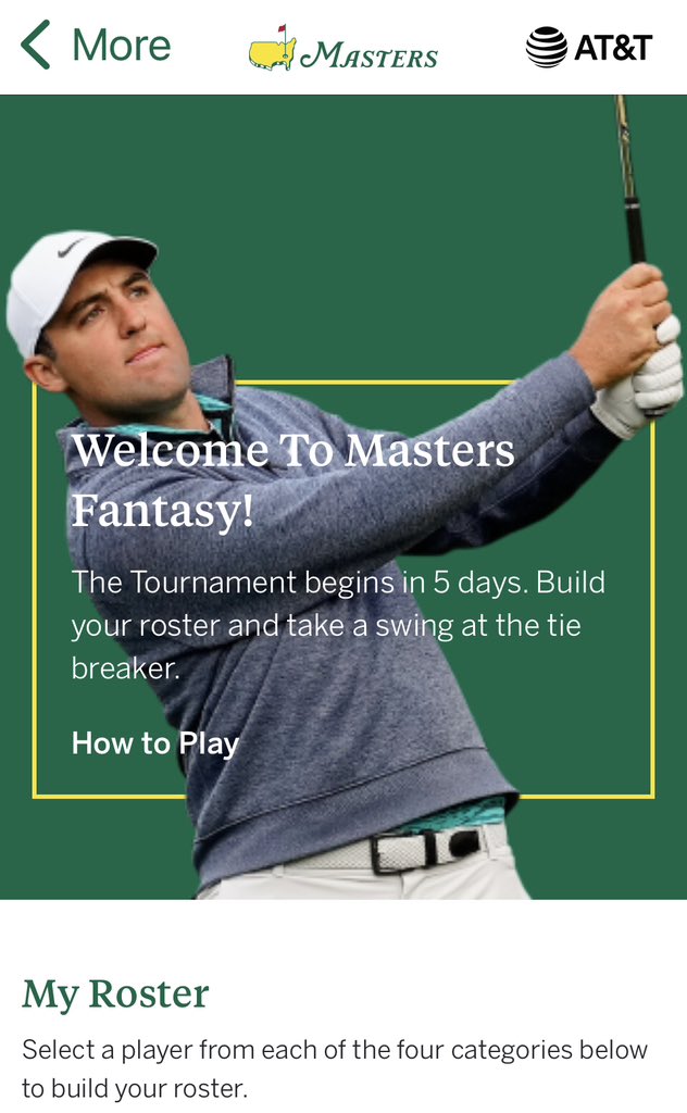 TheJoyofGolf's tweet photo. Incredible news for Indian fans...@TheMasters has created a special prize for Indian in their free Fantasy game, offering merch of over $500 as prize.

The drama at Masters never ceases to amaze, but such personal investment only enhances the excitement.

Go, register your team!! https://t.co/ujUi0j0hnx