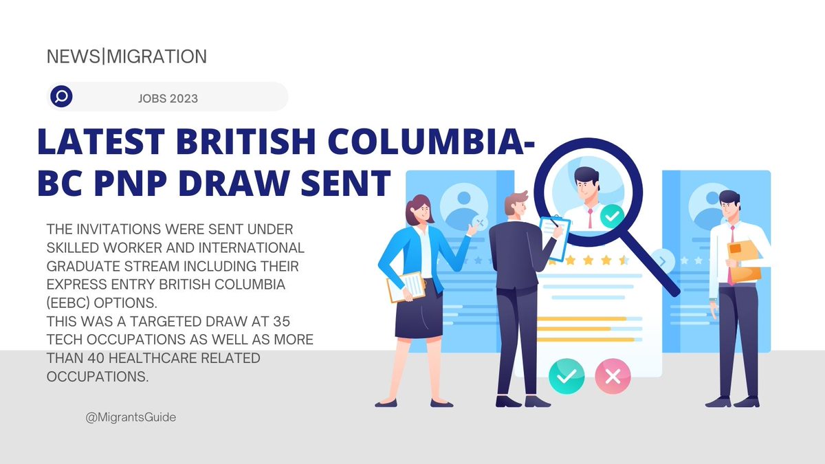 MigrantsGuide's tweet photo. Latest British Columbia-BC PNP Draw Sent,
Read more... https://t.co/jeZ8ju3g9P #BreakingNews #عليالخاص #British #Jobs #canda #uk #London #twitter #elonmusktwitter #twitterblue #musktwitter #twitterfiles #twitterverification #pakistantwitteraccount #twitterhoy #twitterbluesubscription #twittermusk #twittercuts #twitterdown #badgetwitter #twitterstock #pagartwitter #codigotwitter #twitterprofit #feeddetwitter #anunciotwitter #empresatwitter #twittergündemi #twitteraccount #twitterrevenue #paidtwitterads #twitterlayoffs #twitterhearing #Migration #migrantes #migrantengewalt #guidedtour #life #lifestyle #No1