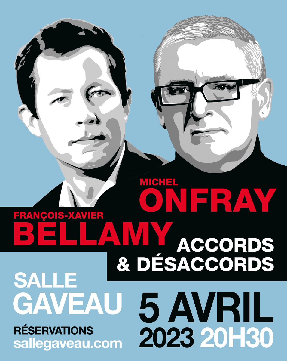 A propos, qui vient mercredi ? 
J’espère que je serai à la hauteur des idées et des deux débatteurs ! #SalleGaveau #Paris
