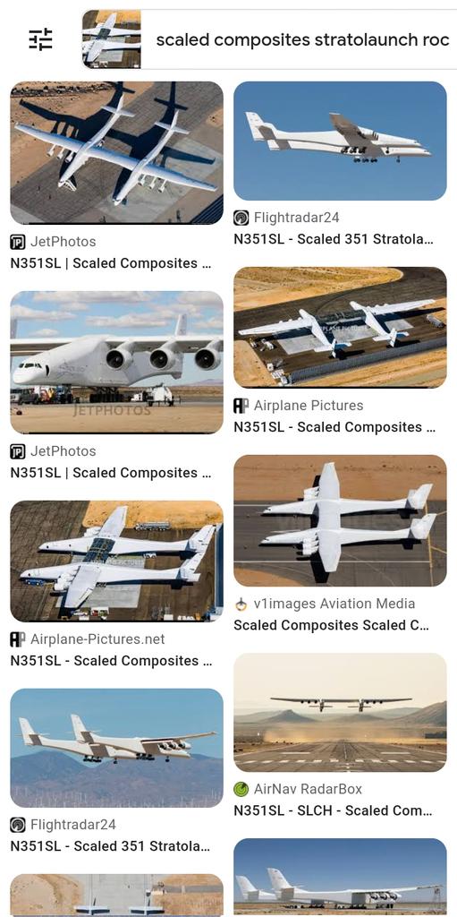 negrin_cuba's tweet photo. Stratolaunch Roc #N351SL en costas al oeste de San Francisco
👍😎
@FlconEYES
@joankelincuba
@flightradar24
https://t.co/Ap6JMAq3ny https://t.co/jvc1U7zIWA