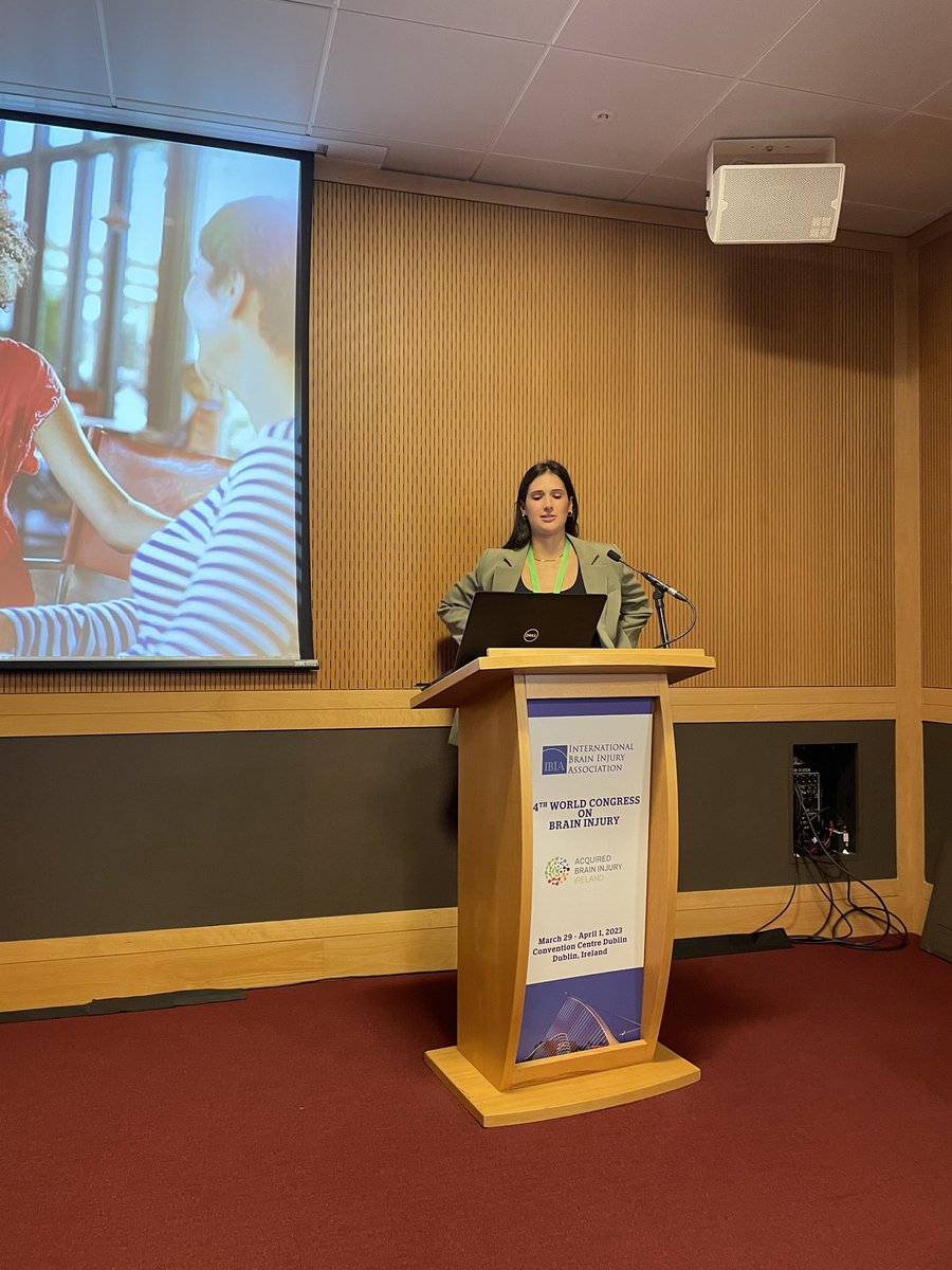 LissBEE_CPSP's tweet photo. Brilliant presentation from @PetraAvramovic on codesign of convers-ABI-lity (online communication partner training program for people with brain injury) - intervention showed โฌ๏ธ conversation skills & quality of life https://t.co/QU1rw6O4bW #IBIA2023 #WorldBrainCongress2023 https://t.co/wyA9eeqVpy