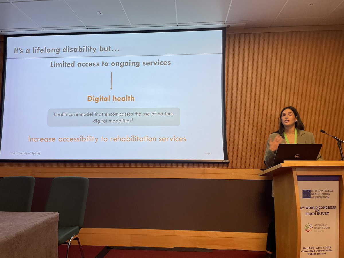 LissBEE_CPSP's tweet photo. Brilliant presentation from @PetraAvramovic on codesign of convers-ABI-lity (online communication partner training program for people with brain injury) - intervention showed โฌ๏ธ conversation skills & quality of life https://t.co/QU1rw6O4bW #IBIA2023 #WorldBrainCongress2023 https://t.co/wyA9eeqVpy