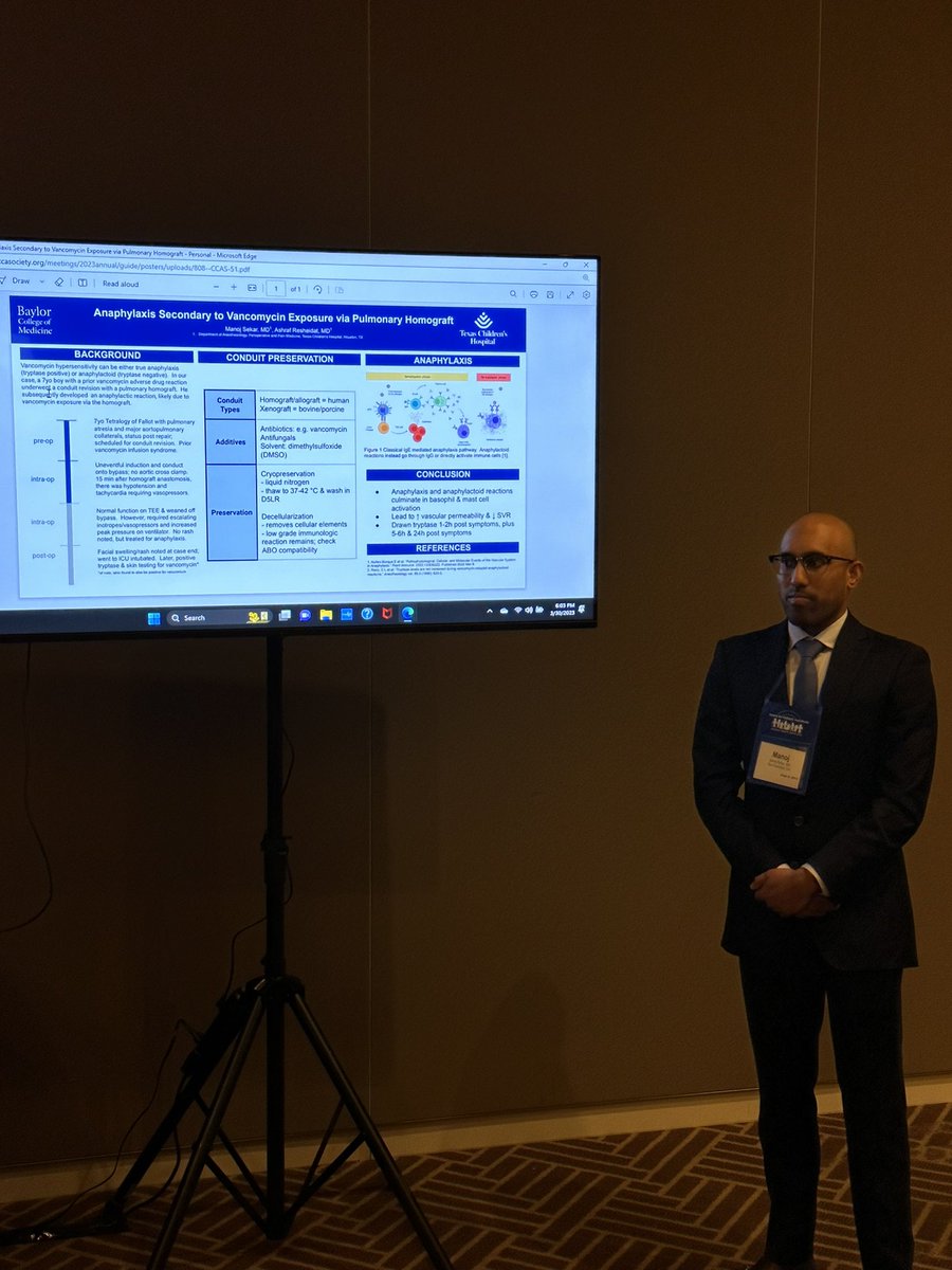 BCM_PedCarAnes's tweet photo. Congratulations to Drs. Manoj Sekar, Montserrat Fontanals and Pablo Motta for the excellent poster presentations at #CCAS2023 and #PedsAnes23
@PediAnesthesia @PedsCardiacAnes @BCMAnesthesia @TexasChildrens @TCHheartcenter @mottapmanya https://t.co/AyyLrbvD5c