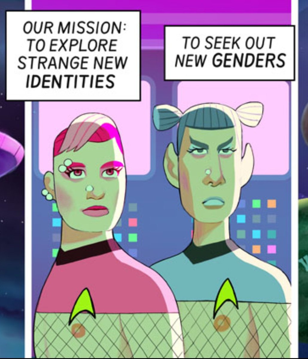 There is an awful right wing comic artist on here that in their derranged attempts to demonize trans and queer people repeatedly makes looks that absolutely slay