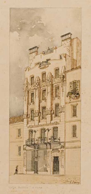 İstanbul’daki yeni üslubun ilk ve en önemli örneği;

Art Nouveau’nun simgesi

“Botter Apartmanı”