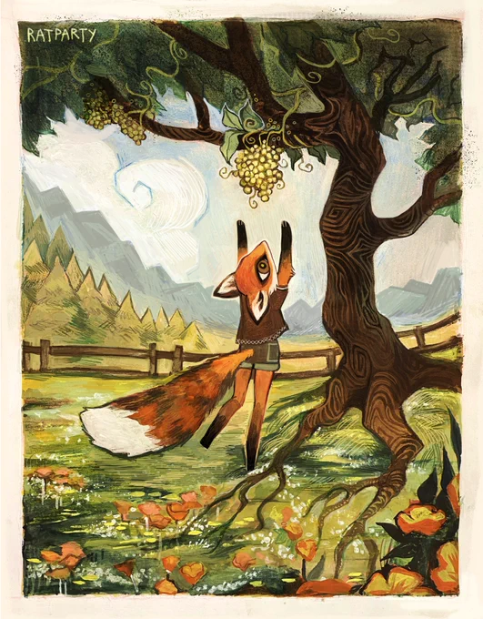 The Fox and the Grapes  