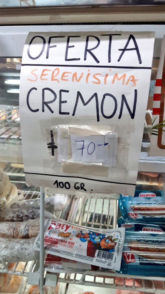 PreciosRosario2's tweet photo. #QuesoEnRosario 🧀
Mismo cartel, año y medio después
🧀 Queso #Cremon La Serenísima
👉 100 gramos
📍 9 de Julio y Crespo
💰 $70 (Octubre 2021)
💰 $190 (Abril 2023)
#FotoTestigo 📸
Octubre 2021 / Abril 2023 https://t.co/Hrvu1doyka