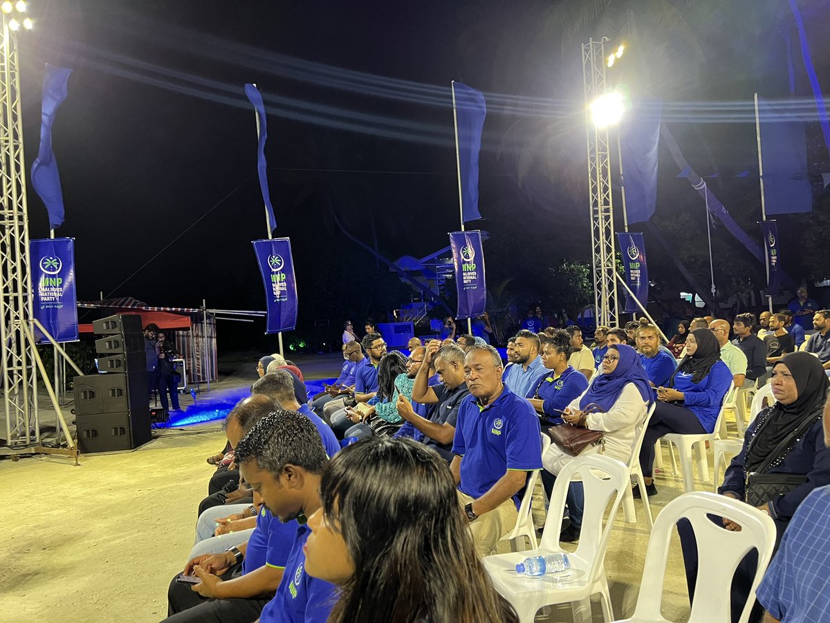 shar_f's tweet photo. #Happening  #Live @mnp_kendhoo @MNP_Secretariat @MNPSouthRegion @MNP_Fuvahmulah @MNP_fans @MNPOmadhoo https://t.co/T0hXg6Jwqm