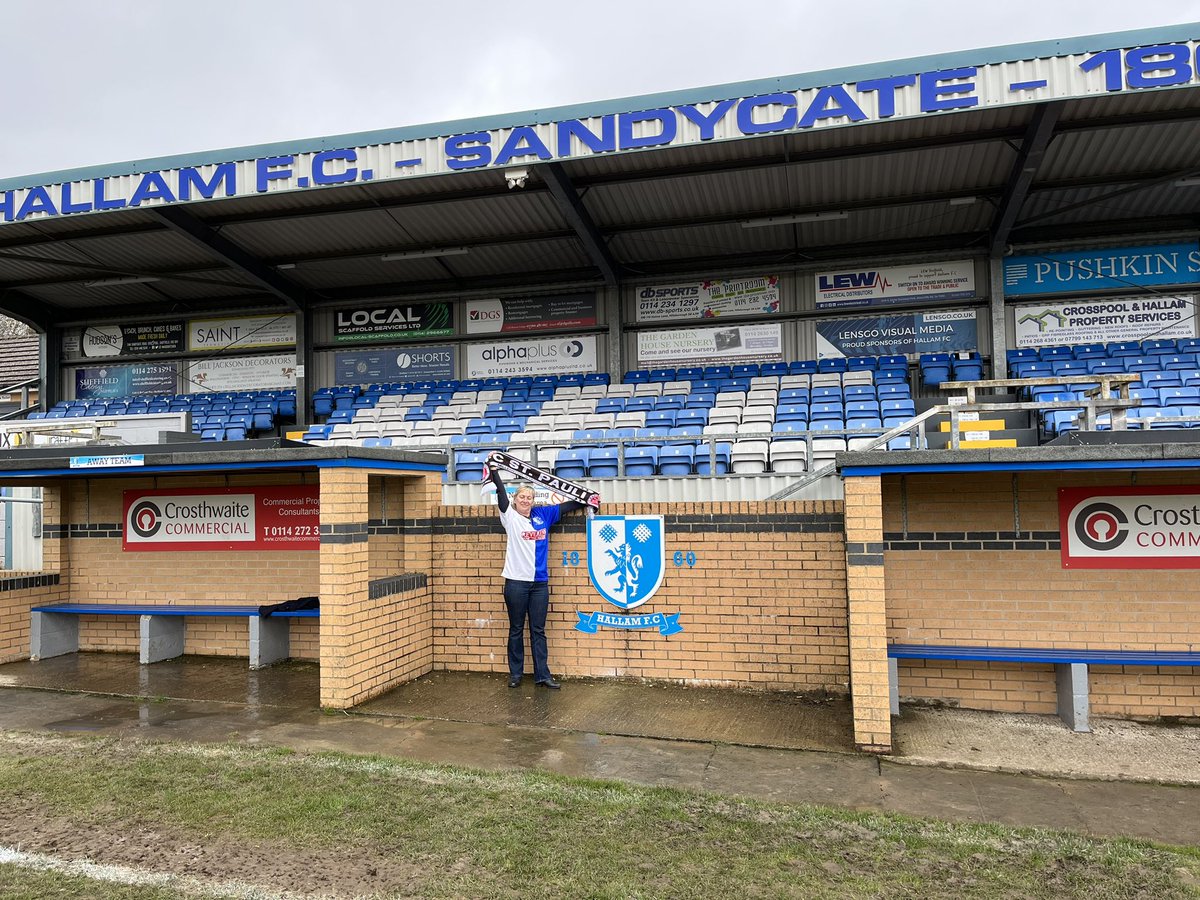 Day out at the World’s Oldest Ground. <a href="/HallamFC1860/">Hallam FC</a> <a href="/FCStPauliNYC/">FC St Pauli Fans NYC</a> <a href="/fcstpauli_EN/">FC St. Pauli English</a>