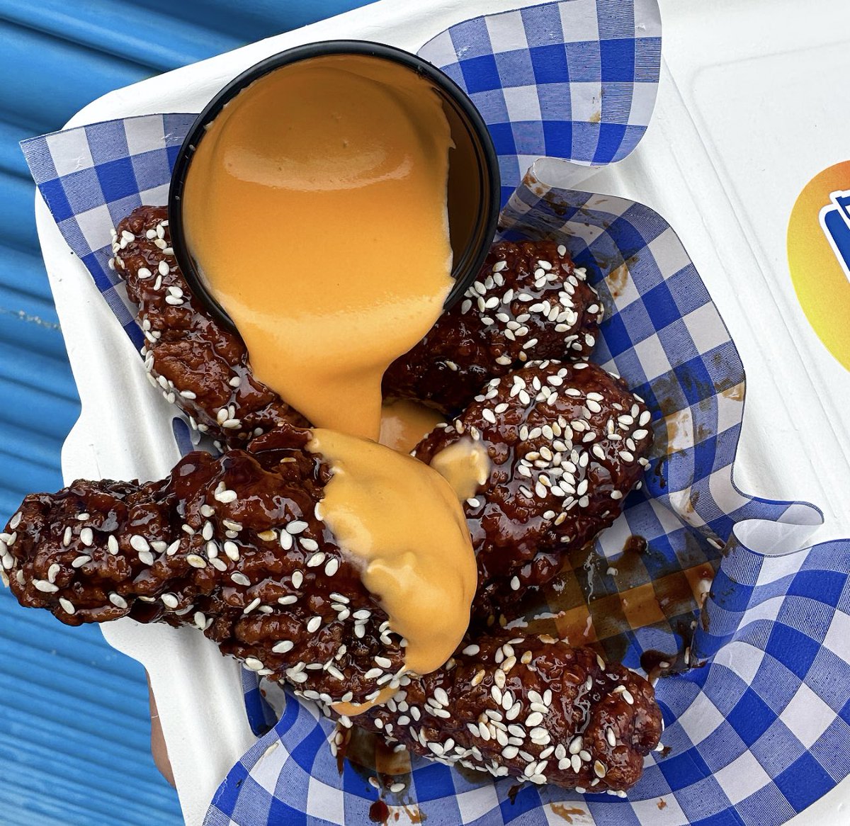 thatbgrplace's tweet photo. TBP chicken wings are here! We’ve been developing these for a while and we’re so excited to finally get them on the menu. We’ve always wanted a side worthy of our burgers and here it is. Tossed in Big Bob’s sauce with a honey mustard mayo these are some next level wings. https://t.co/xMjqLZCEBR