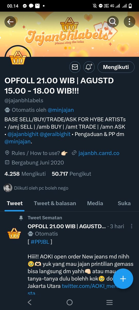 Elseraa's tweet photo. @jajanbhlabels Done minnn terimakasih 💜 https://t.co/QYi8A7oWIF