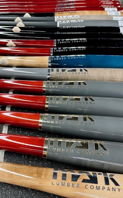 pbkamloops's tweet photo. New for this baseball season is from a great Canadian bat company @mark_lumber. We just received a large order and they are on the rack now. Don't miss out on these beautiful bats!

#baseball #bats #marklumber #pbkamloops #getinthegame https://t.co/wIN6npIP8j