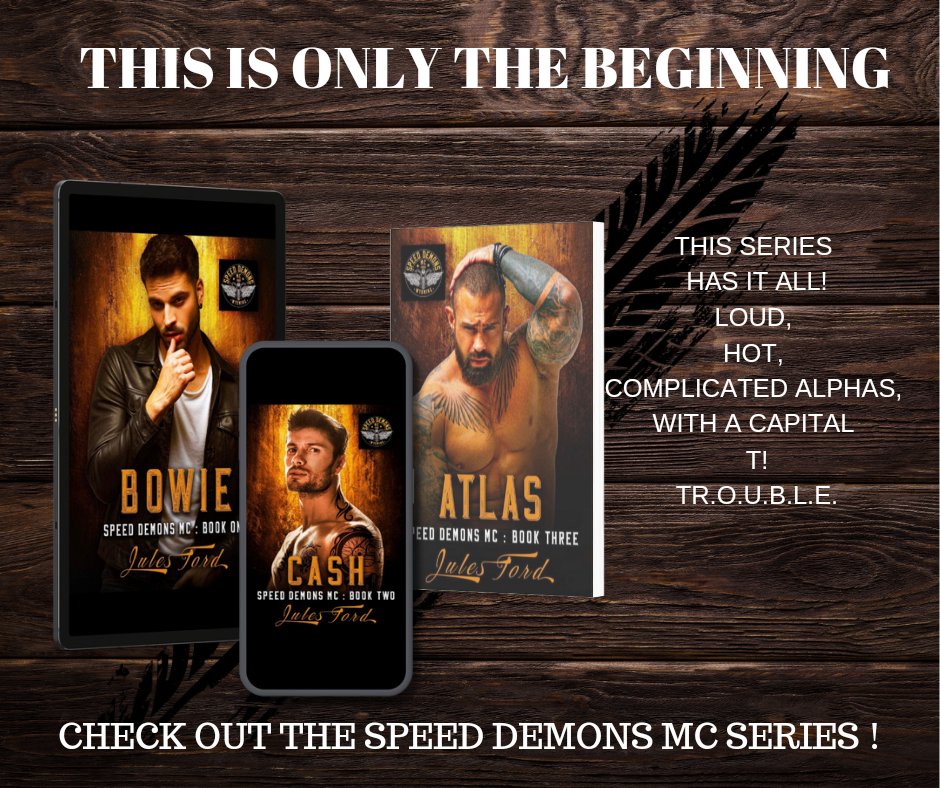 TheBookshelf12's tweet photo. ▪️◼️AVAILABLE NOW◼️▪️
♨️Start The Speed Demons MC series today!!♨️

🔸Speed Demons MC SERIES by Jules Ford 🔸

https://t.co/NsperPflzw https://t.co/0WrDOEamgn