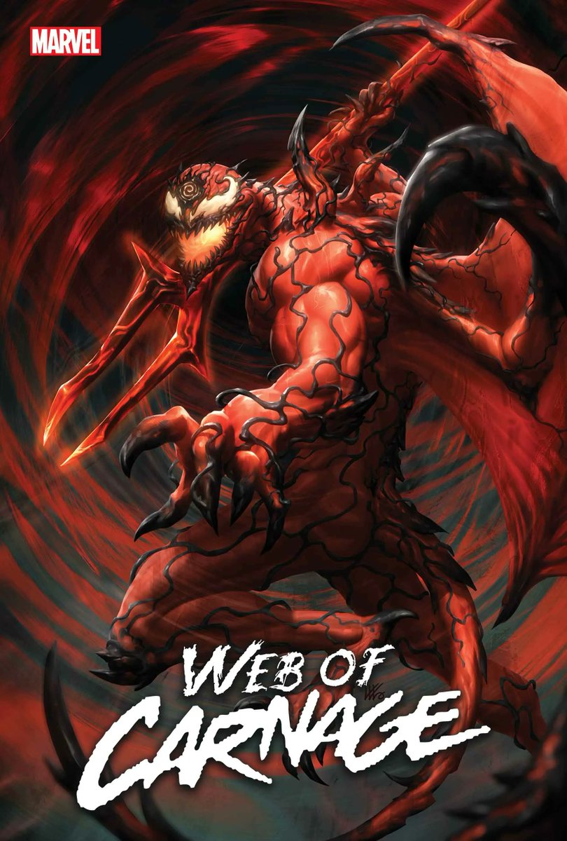 CBR's tweet photo. Marvel unveils a new series, Web of Carnage, and details regarding Death of the Venomverse, sending the Carnage symbiote on a mission to become a god and kill every version of Venom ever.

Details here: https://t.co/W8b8xUcooZ

@Marvel @therightram @Frances62607920 @cullenbunn https://t.co/Jhu0ikOfvB