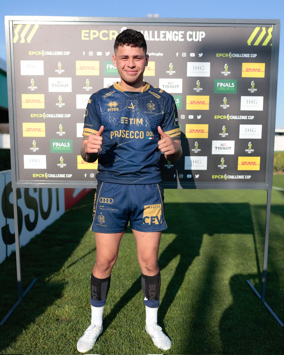 🦁 #BENvCON Congrats Jacob #Umaga , you are the @ChallengeCup_ player of the match 🏅👏 #wearelions #benettonrugby