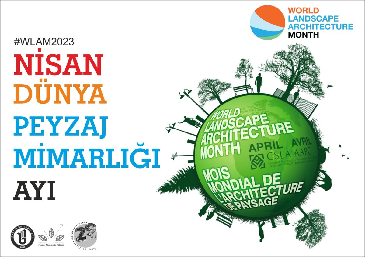 Dünya Peyzaj Mimarlığı ayı kutlu 🌱🌱 #wlam2023 <a href="/IntFedLandArch/">IFLA World</a> <a href="/iflaEurope/">iflaEurope</a> <a href="/NationalASLA/">American Society of Landscape Architects</a> <a href="/pmdernek/">Peyzaj Mimarlığı Eğitim ve Bilim Derneği (PEMDER)</a> <a href="/uzun_orhan/">ORHAN UZUN</a> <a href="/baruedutr/">Bartın Üniversitesi</a>