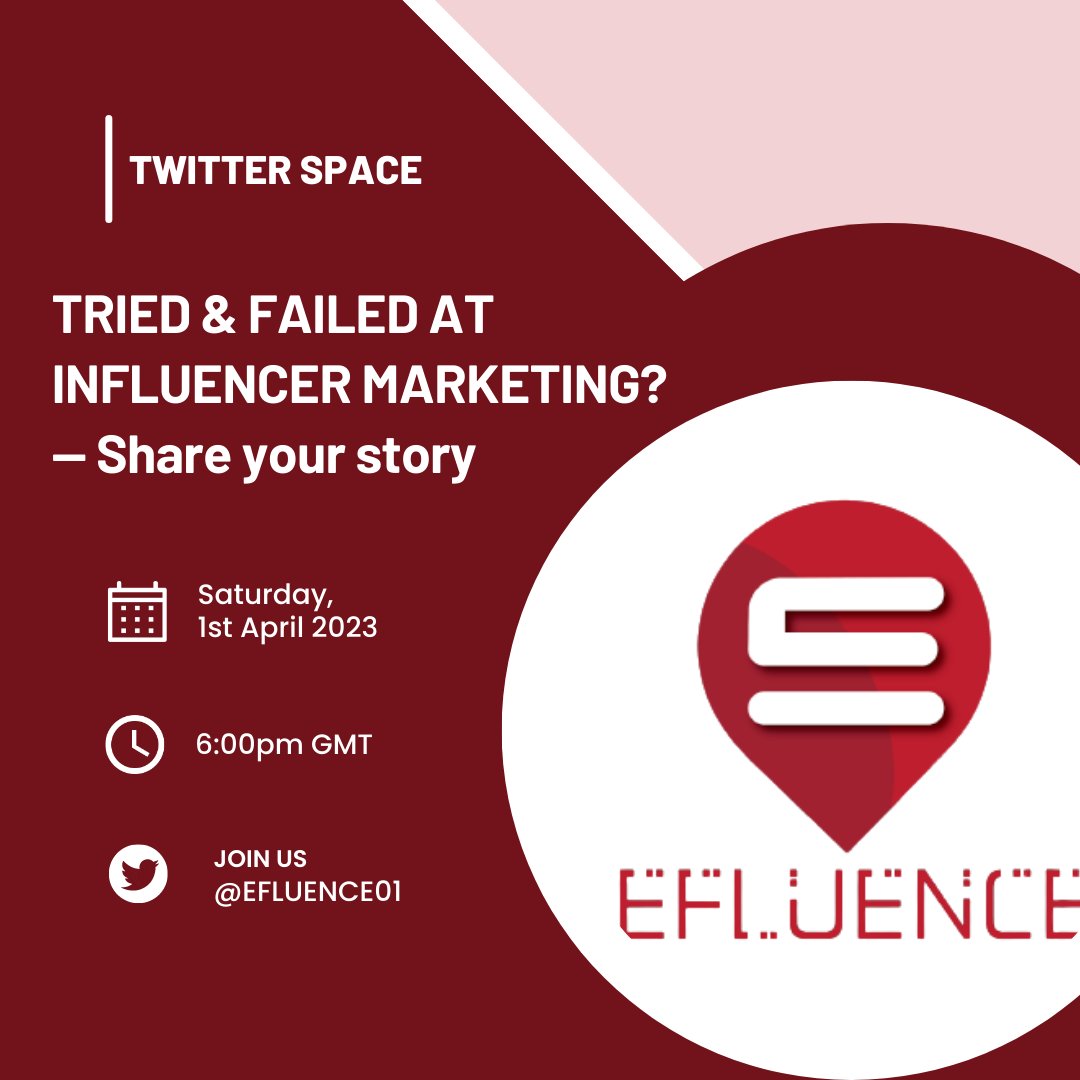 Efluence01's tweet photo. Calling all Small business owners! 📢🚀 The wait is over and the Twitter Space will be live in a few minutes, as we countdown to it!

 Join the conversation and connect 👇

https://t.co/WYvyeXubdx 

 #twitterspace  #influencers #smallbusinesses #connect https://t.co/Eq9GRs9ZEE