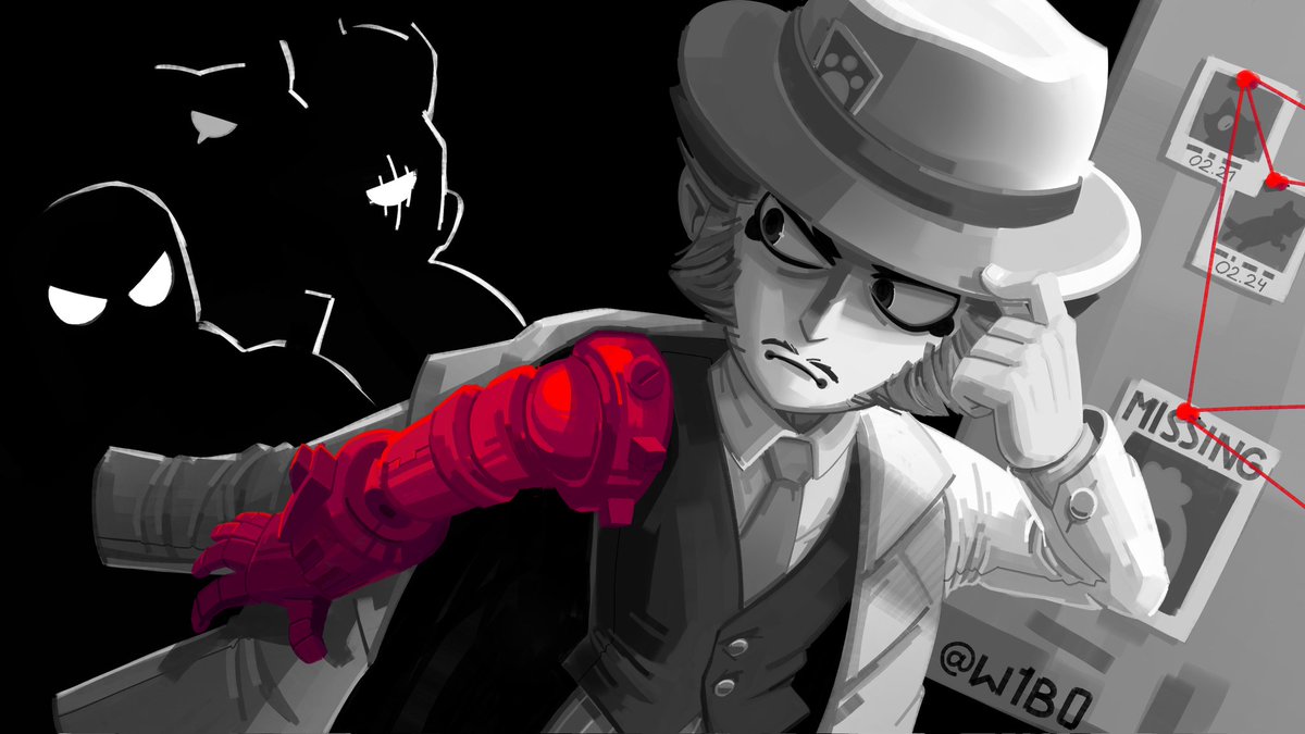 My previous art. I love that contrasting hand so much
<a href="/BrawlStars/">Brawl Stars</a> #BrawlStarsArt #BrawlArt #brawlstarsgray #detectivegray #mysteryatthehub